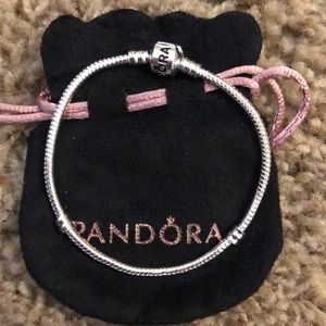 Pandora silver charm bracelet